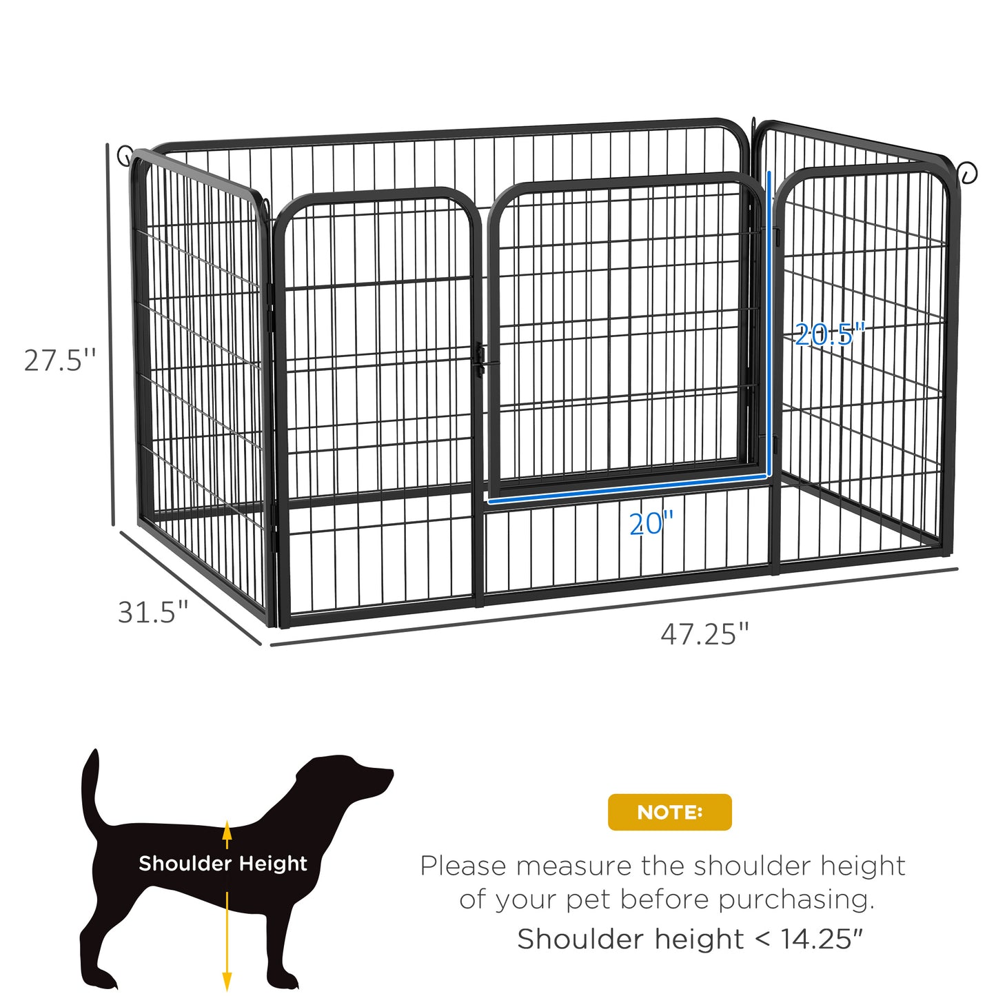 PawHut Pet Playpen