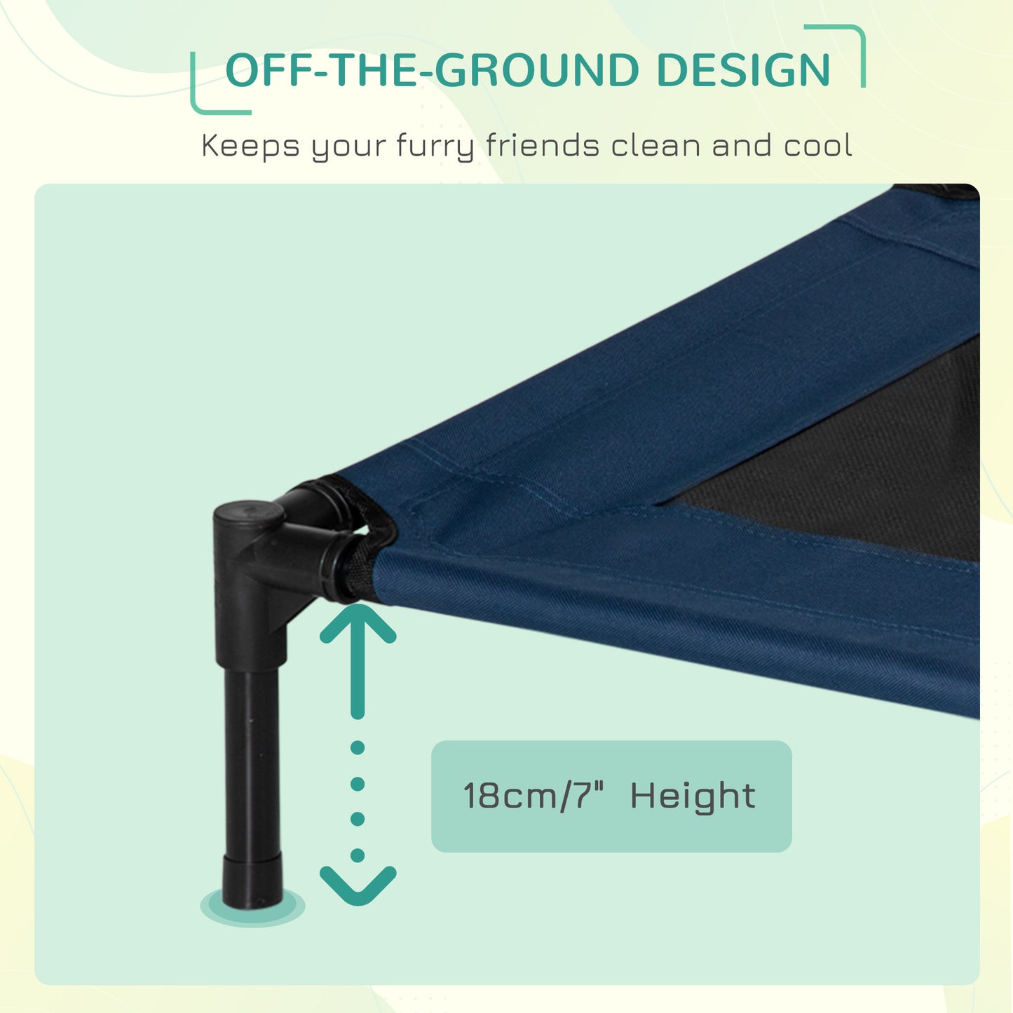 Mesh Pet Bed: Elevated 30"