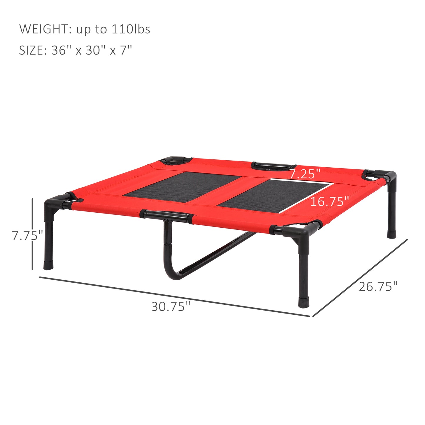 Elevated Folding Dog Bed