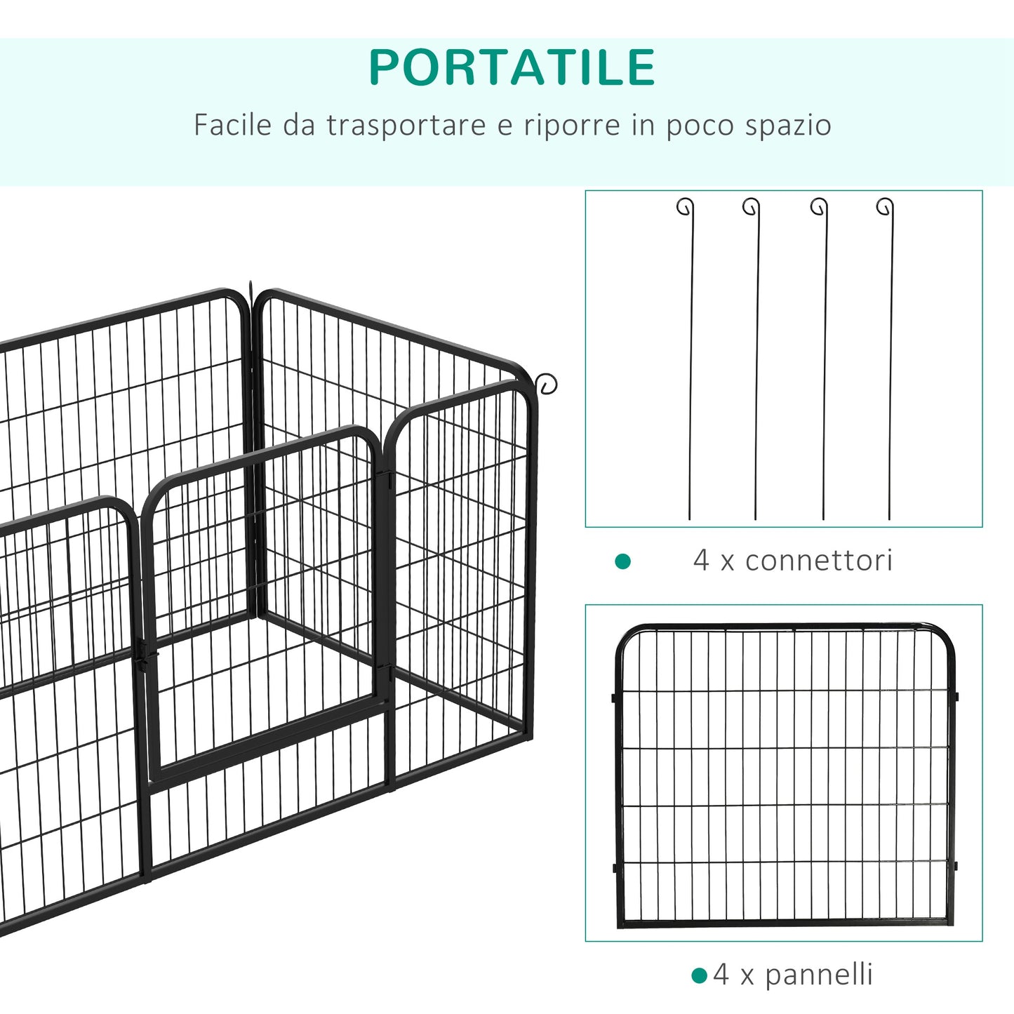 PawHut Pet Playpen