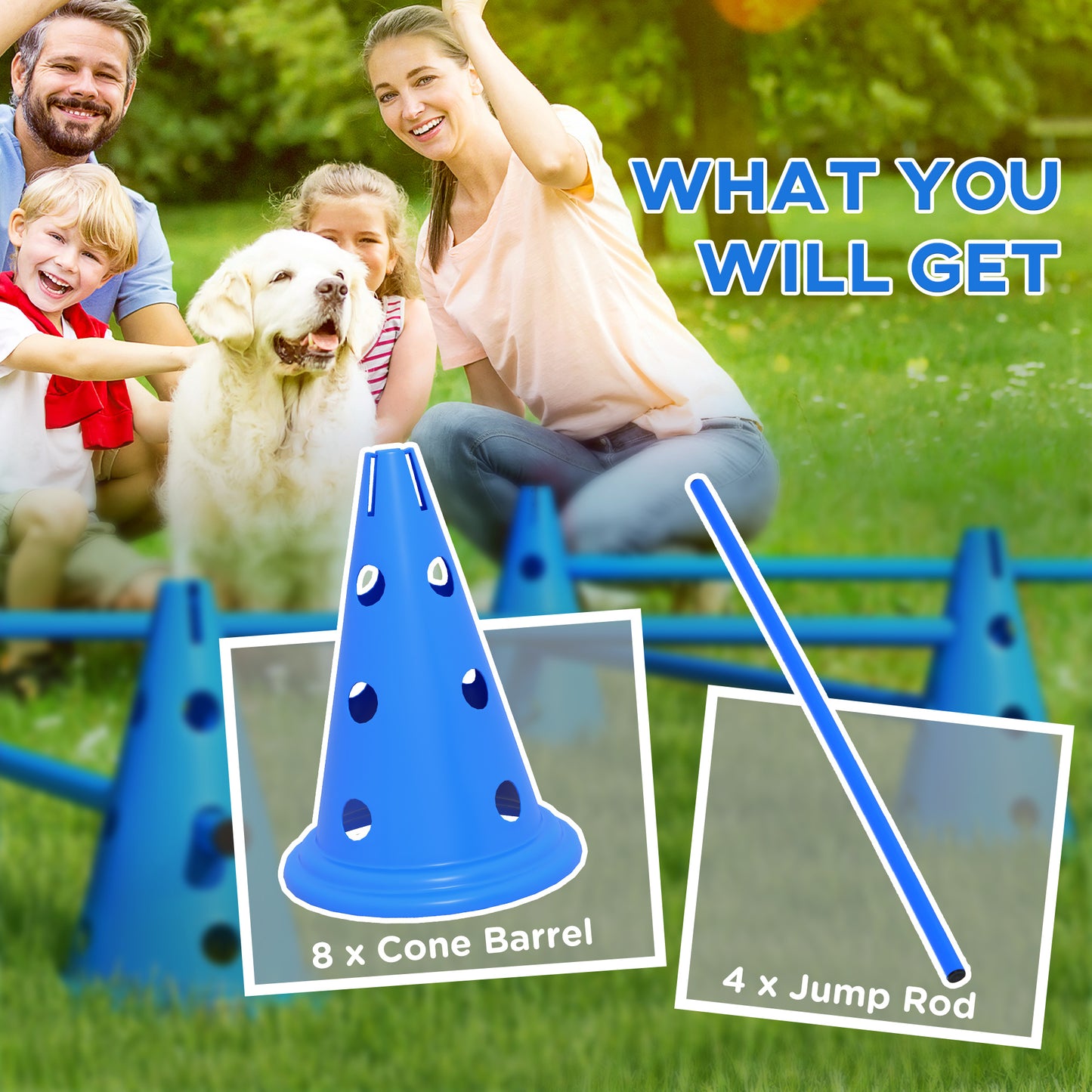 Agility Hurdle Cone Set