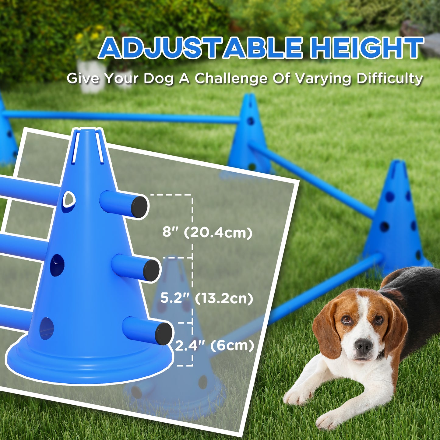 Agility Hurdle Cone Set