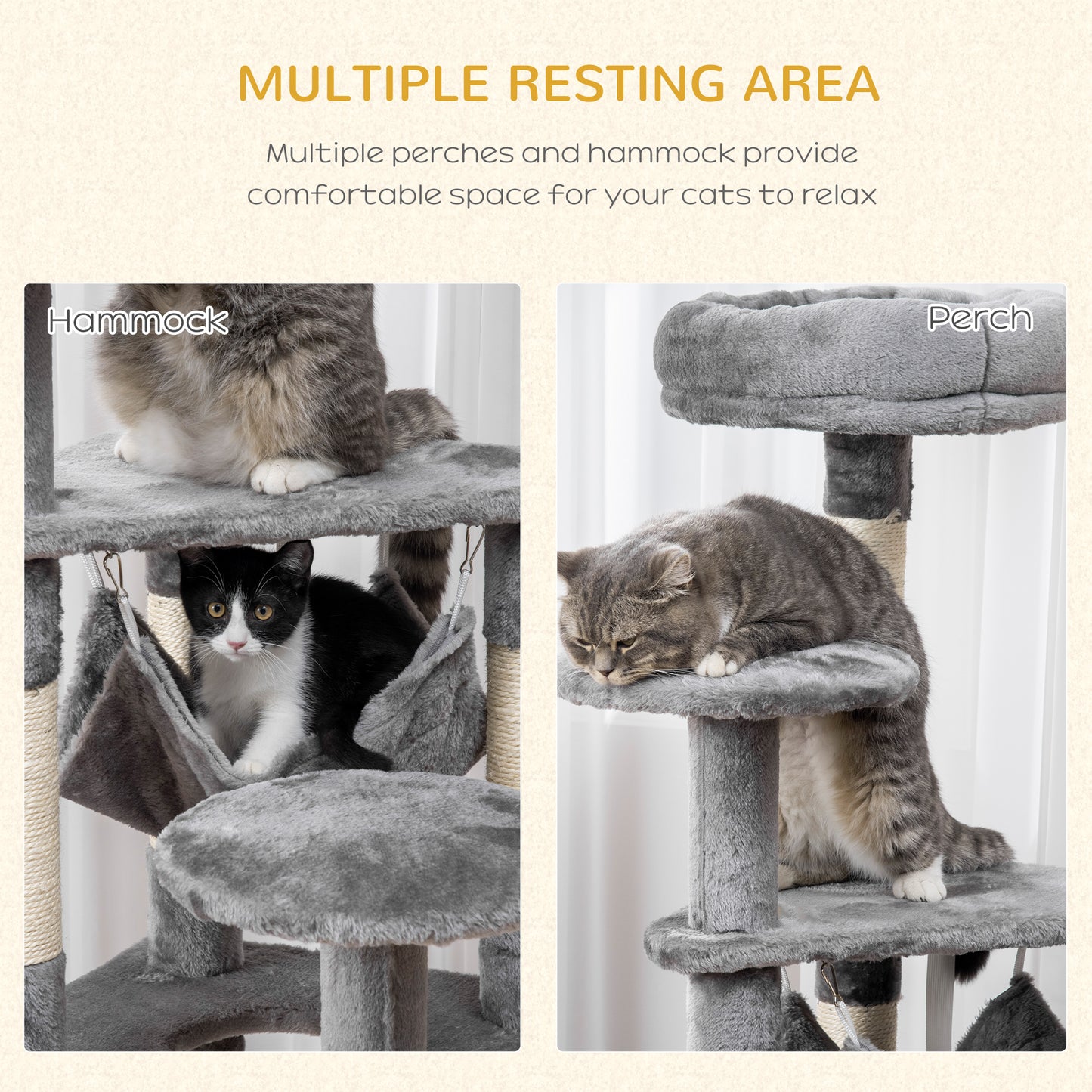 52" Multi-Level Cat Tree