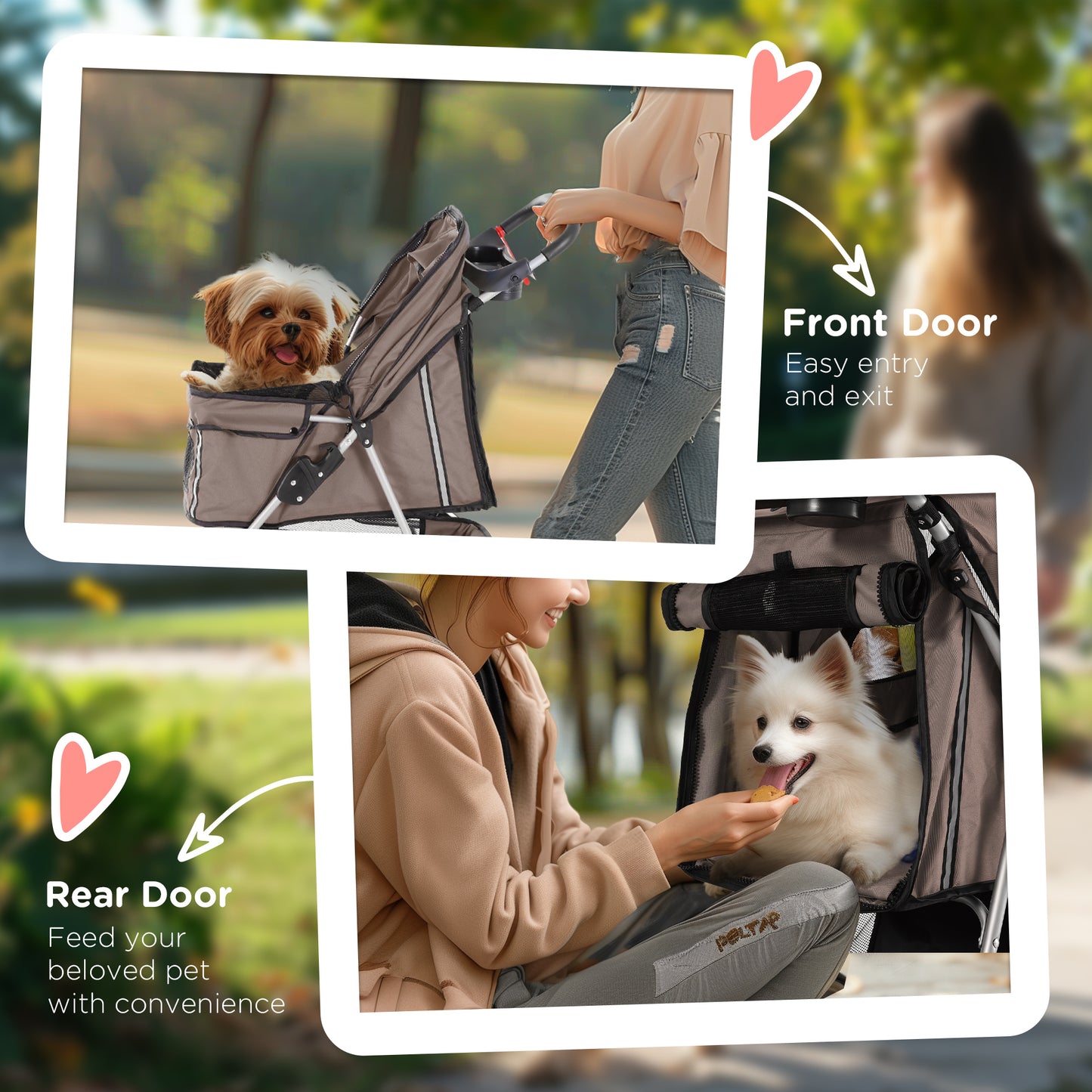 Three Wheel Deluxe Pet Stroller