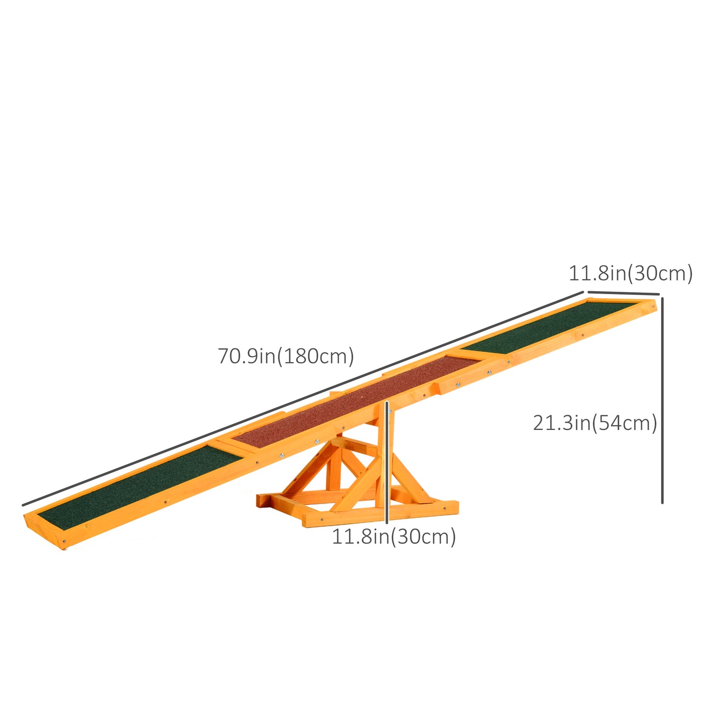 Dog Agility Training Equipment Wood Pet Seesaw Platform