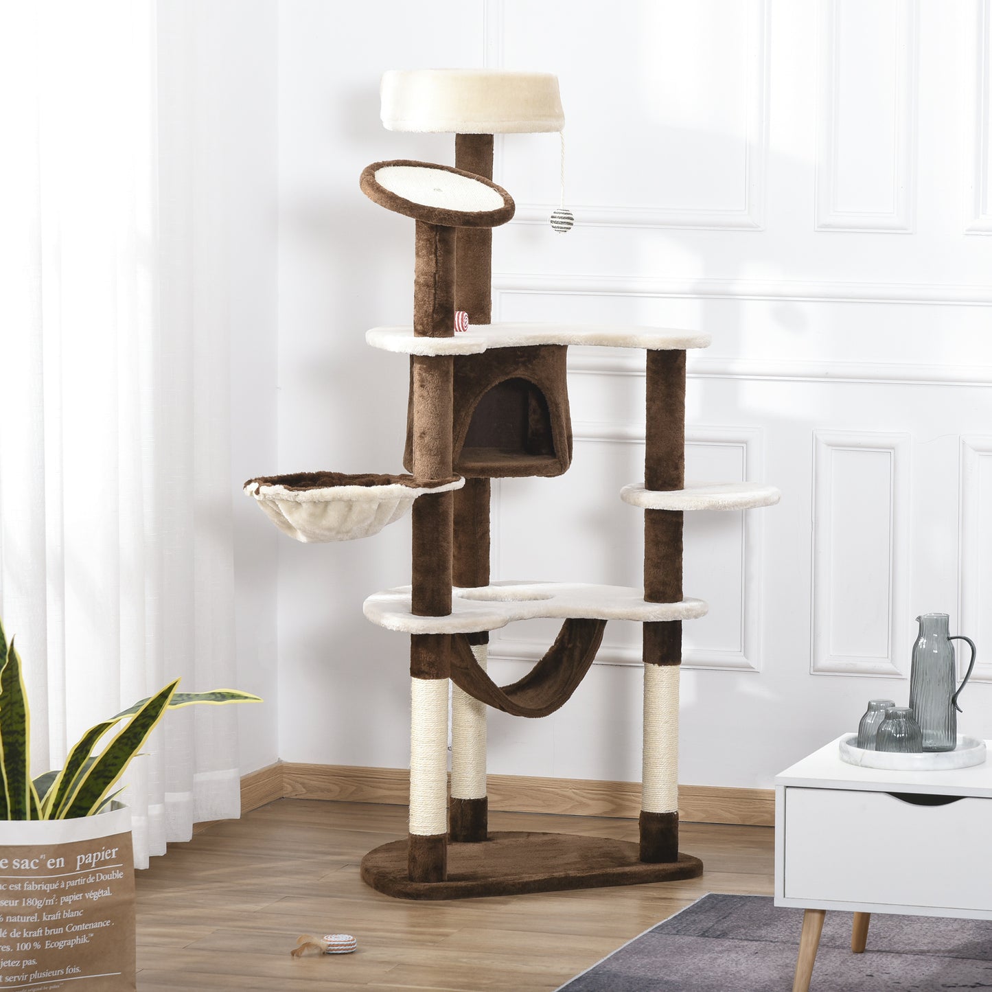 Cat Scratching Tree Condo: 60"