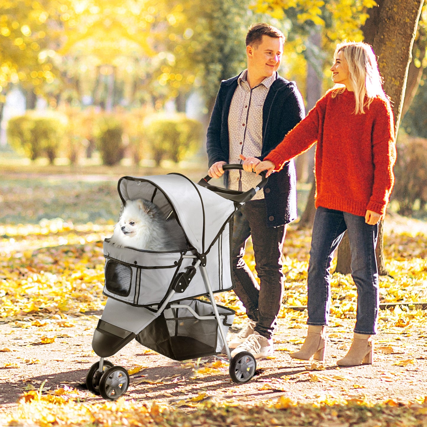 Three Wheel Deluxe Pet Stroller