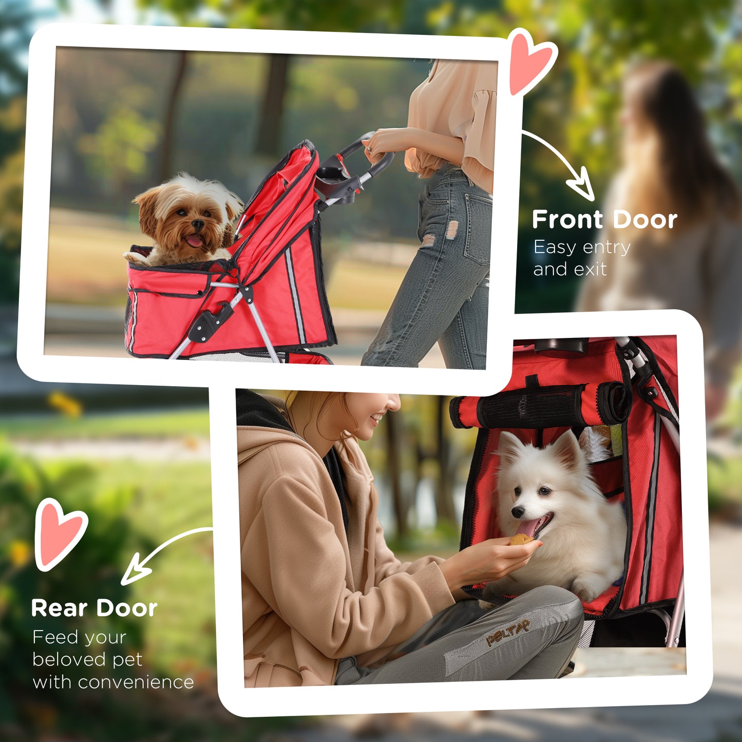 Three Wheel Deluxe Pet Stroller