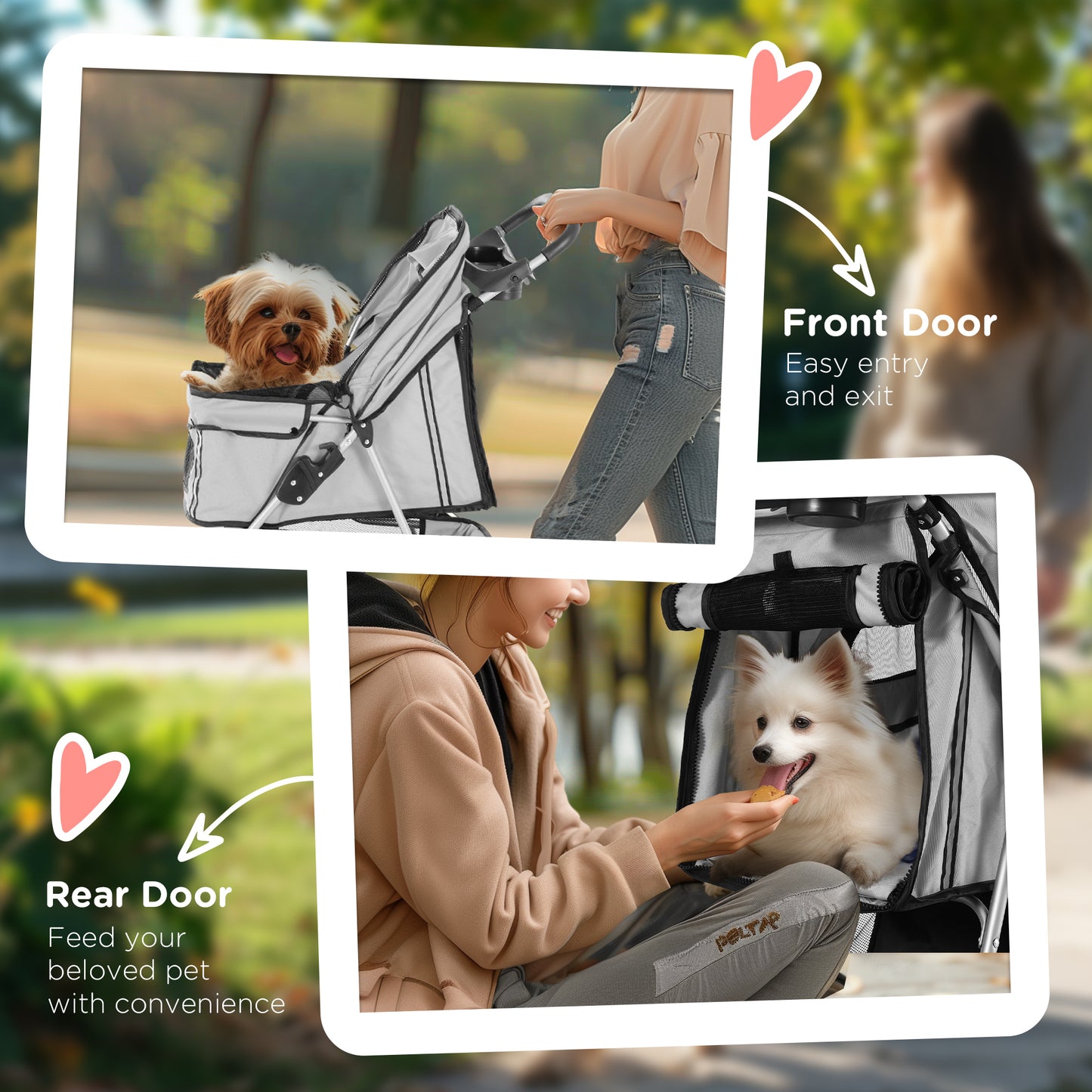 Three Wheel Deluxe Pet Stroller