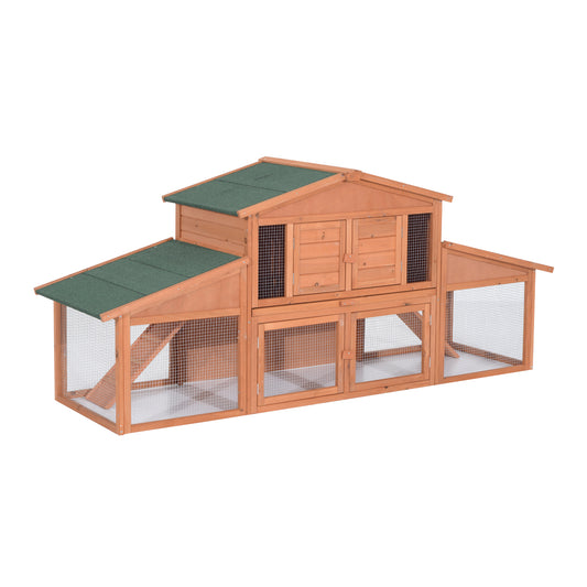 Deluxe Large Wooden Rabbit Hutch