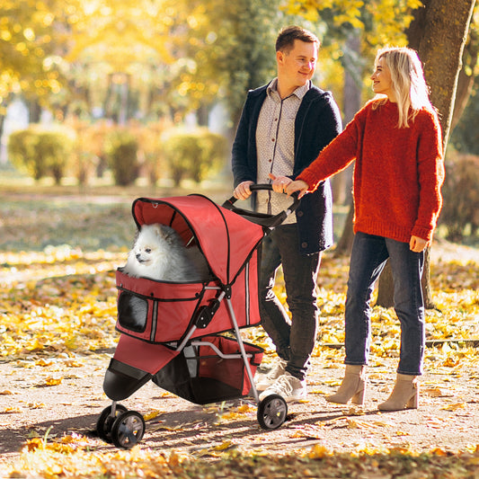 Three Wheel Deluxe Pet Stroller